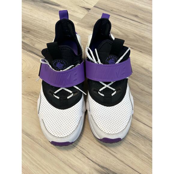 Nike Air Huarache AH7335-101 Sneaker White Purple Men's Size 7 - Picture 4 of 7